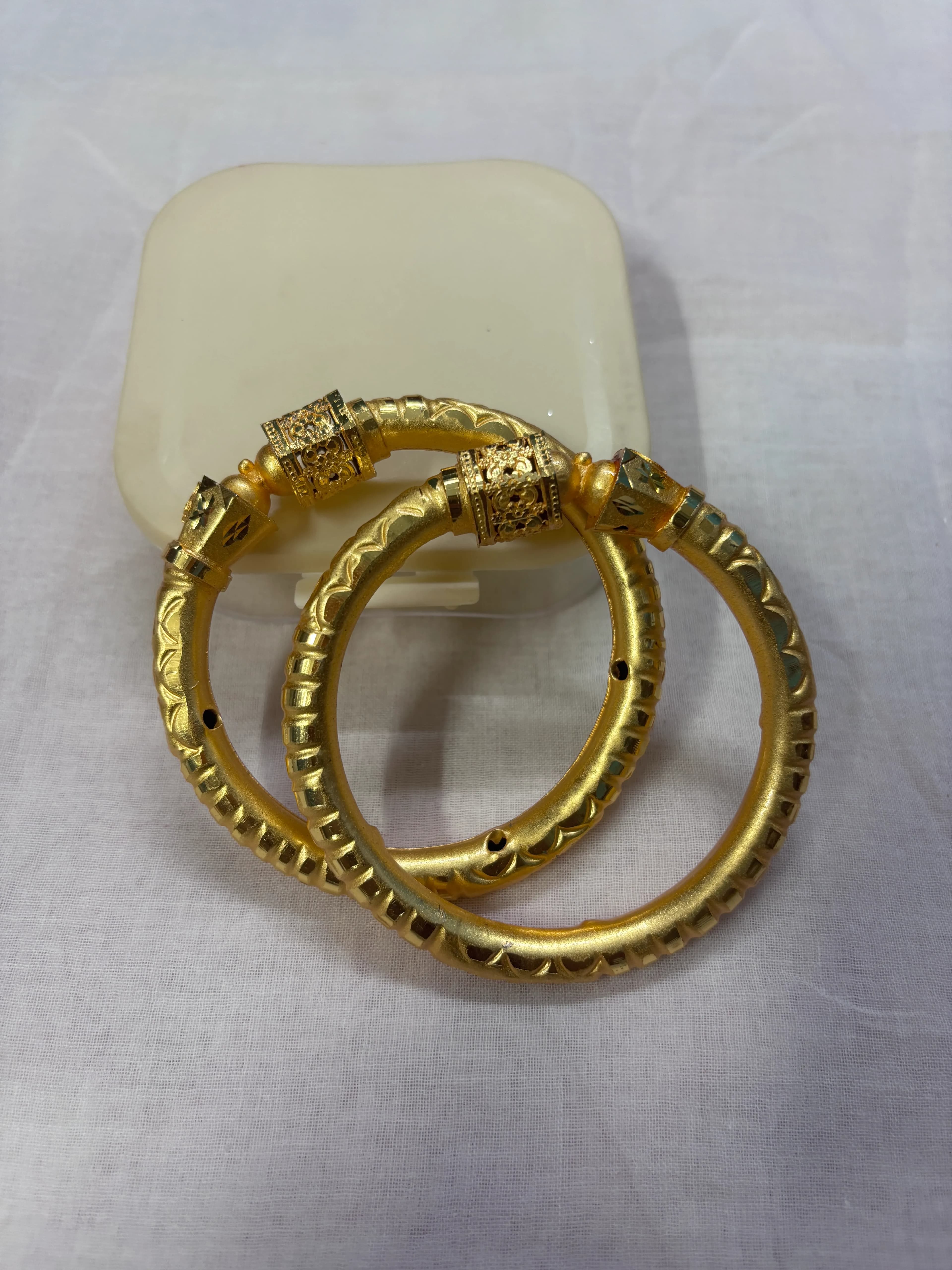 City Gold Bala Pair Bangles for Women in Kolkata